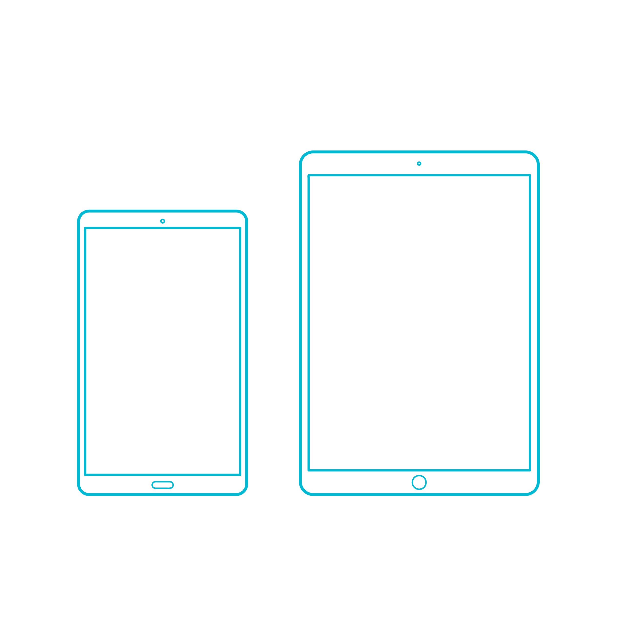 Digital Types Tablets Outline Digital Sketch Svg Design Free Vectors